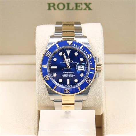 rolex submariner blu gold|rolex blue submariner 2022.